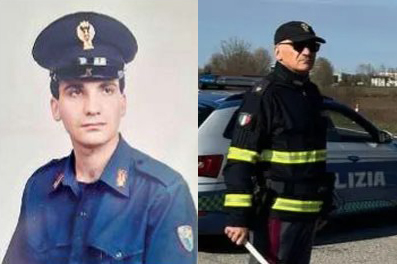 Domenico Sacco in pensione dopo 31 anni di Stradale a Brescia
